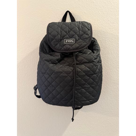 JAXX Quilted FitPak Meal Prep Backpack Black Pink - Picture 1 of 6